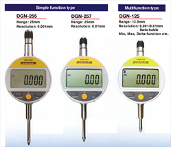 Đồng hồ so Peacock  DGN-255, DGN-257, DGN-125, DGN-125B